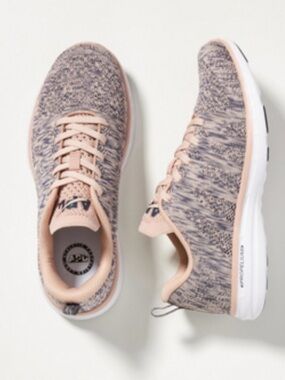 APL Women's TechLoom Pro Knit Sneakers in Rose